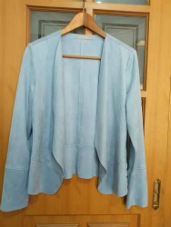 suede fabric coat